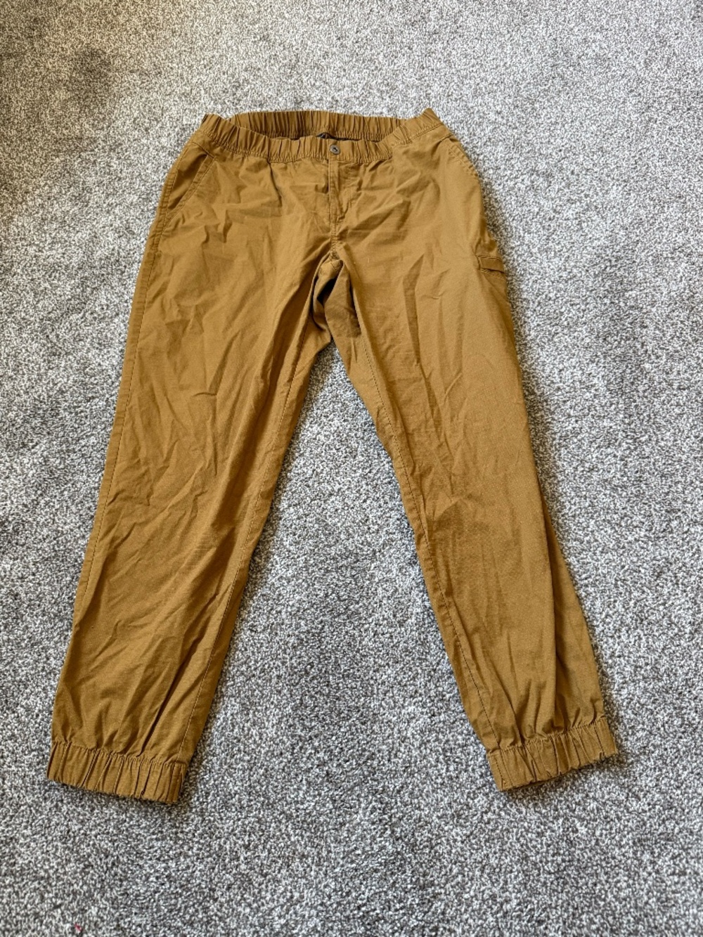 PrAna Dark Mustard Jogger-Style Activewear Pants